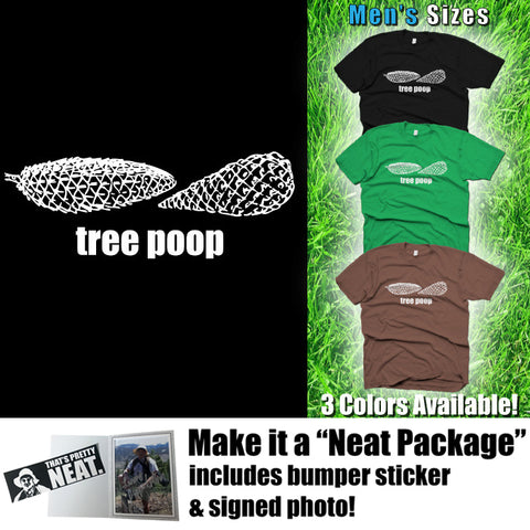 Lenny Pepperbottom "Tree Poop" T-shirt (Men's Sizes) - Original Style