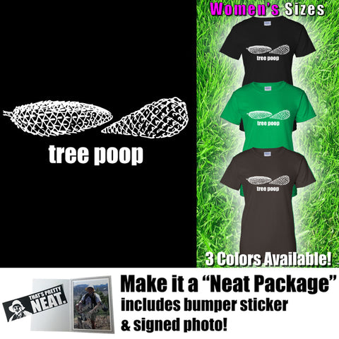 Lenny Pepperbottom "Tree Poop" T-shirt (Women's Sizes) - Original Style